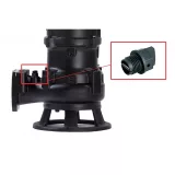 Насос канализационный CNP 100WQ65-15-5.5ACW(I) 5,5 кВт 3х380 В чугунный с автоматической трубной муфтой и режущим механизмом DN 100, кабель 9 м, 40 °C